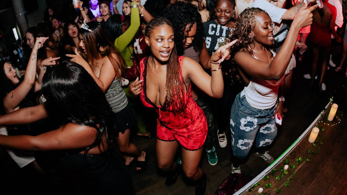 Crowd at a DND FM new-school R&B night